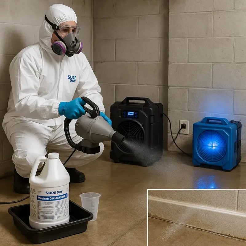 Sanitization and Odor Removal process in Bellows Falls, VT